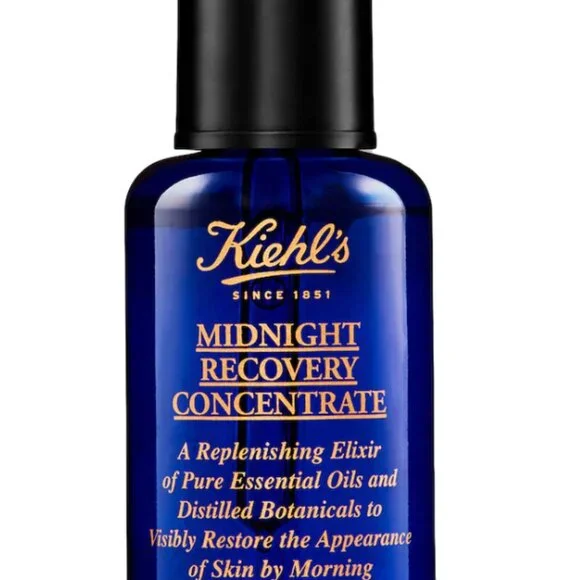 NEW NIB Kiehls Midnight Recovery Concentrate Moisturizing Face Oil Serum